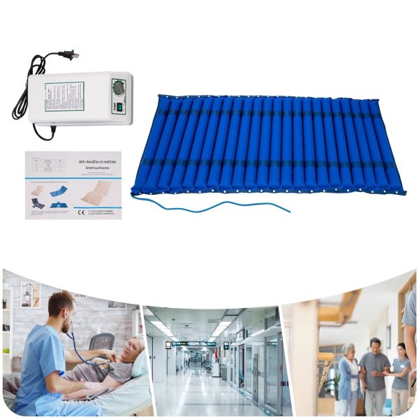 Alternating Pressure Pad Air Mattress Topper for Hospital Bed with Pump Prevent Bed Sores - Image 4