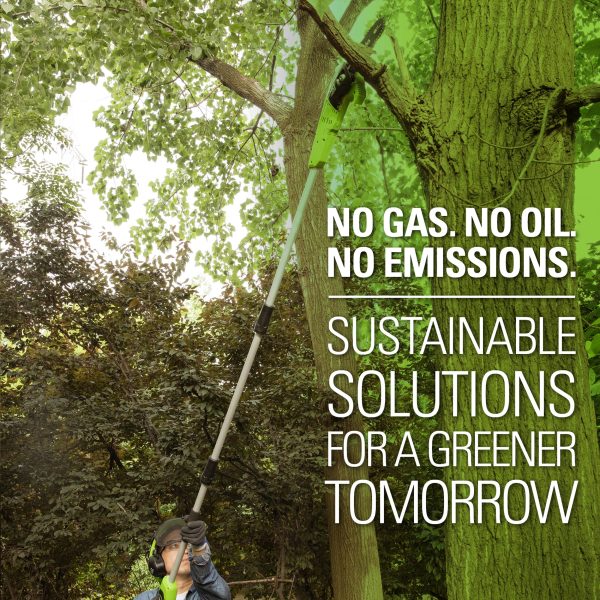 Greenworks 40V 8" Cordless Pole Saw with 2.0 Ah Battery and Charger， 1403702 - Image 8