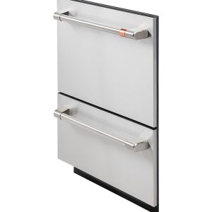 Café 24" Top Control Built-In Double Drawer Dishwasher - Stainless steel