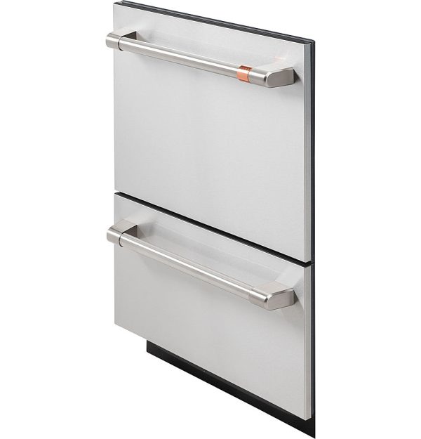 Café 24" Top Control Built-In Double Drawer Dishwasher - Stainless steel