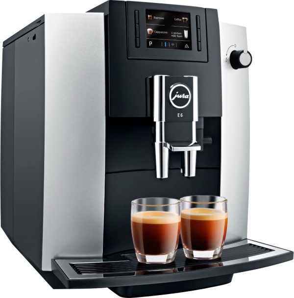 Jura - E6 Espresso Machine with 15 bars of pressure - Platinum - Image 2