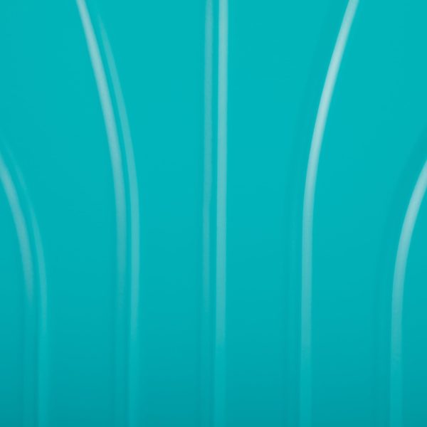 Mainstays Retro Teal Outdoor Steel Glider Loveseat - Image 2