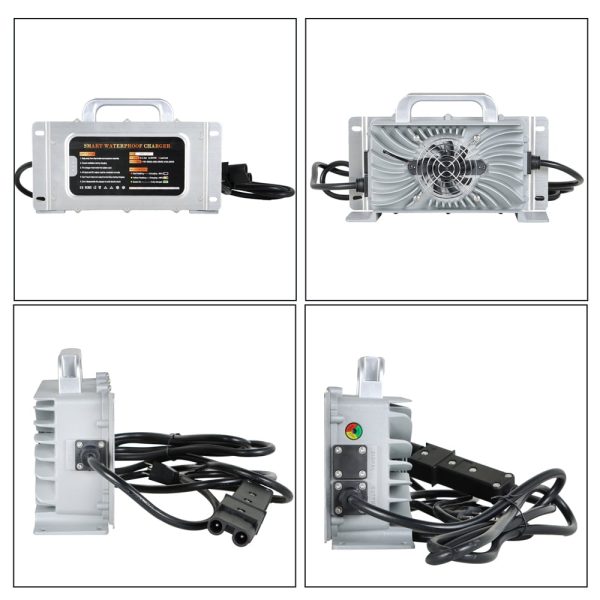 LABLT 48V 15A Battery Charger Replacement for Yamaha G19-G22 with 2 Pin Handle Plug - Image 5