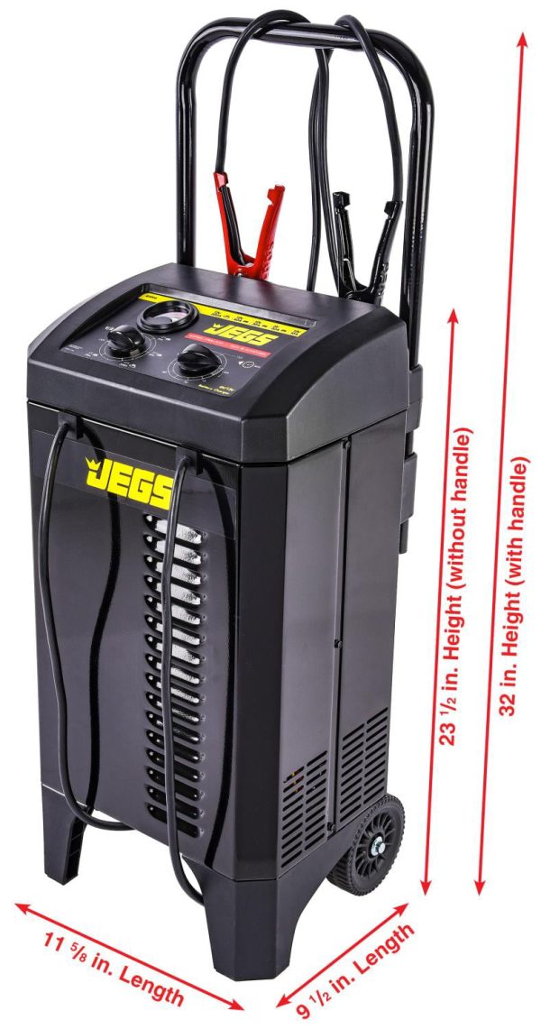 JEGS 81994 Battery Charger and Engine Starter 6 and 12-Volt, 200 Amp - Image 7