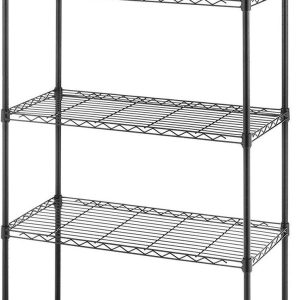Rolling Cart 5Tier Black