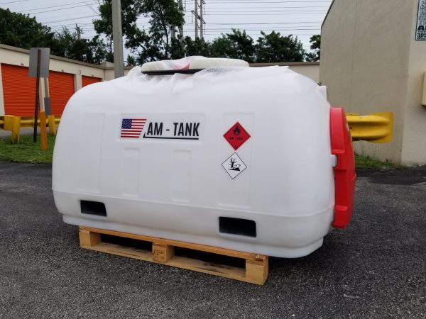 AM-TANK 253gl Auxiliary Diesel Fuel Tank with 12V pump, 16ft hose and Automatic Nozzle - Image 3