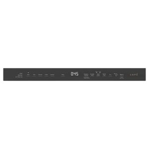 Café - Modern Glass Top Control Built-In Dishwasher with Stainless Steel Tub, 3rd Rack, 45dBA - Platinum glass