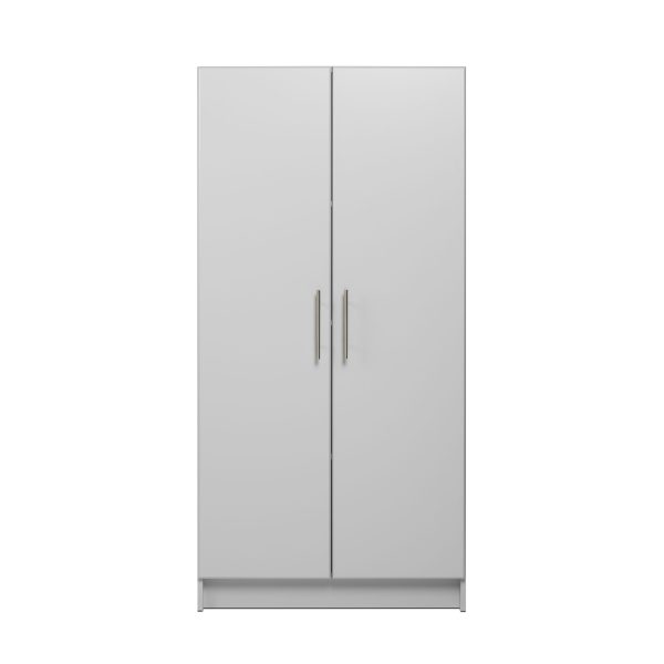 Prepac Elite 2 Door Standing Storage Cabinet， Light Gray - Image 9